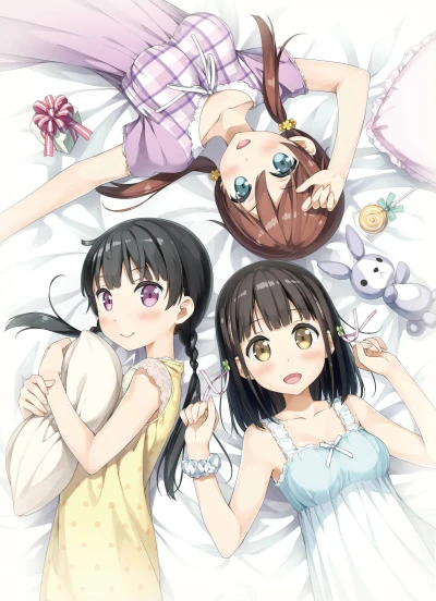 アニメ: One Room: Yui, Natsuki, Moka ga Mizugi ni Kigaete Toujou!