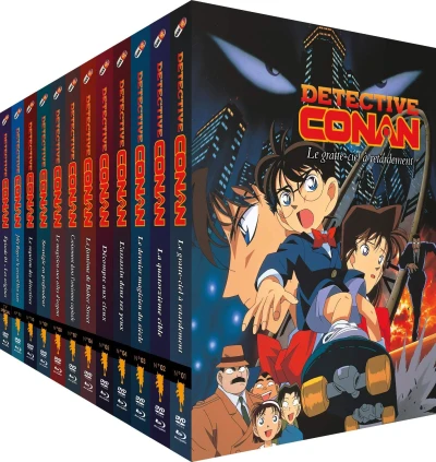 Détective Conan - Film 01-11 + Les origines : Set (VOST) [Blu-ray+DVD]