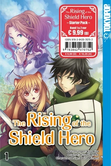 The Rising of the Shield Hero - Starter Pack: Bd. 01+02
